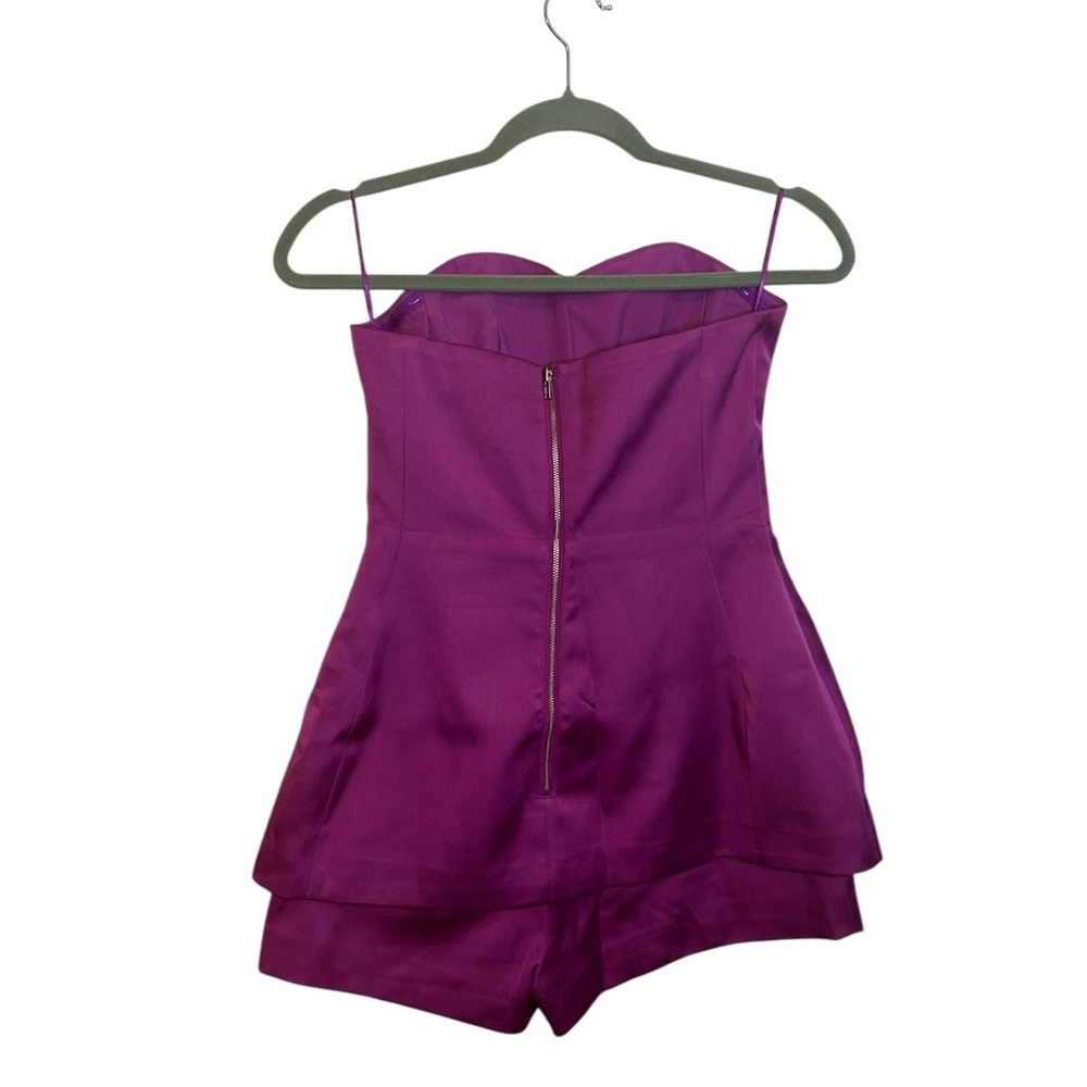 Keepsake The Label Let’s Go Layered Satin Romper - image 2